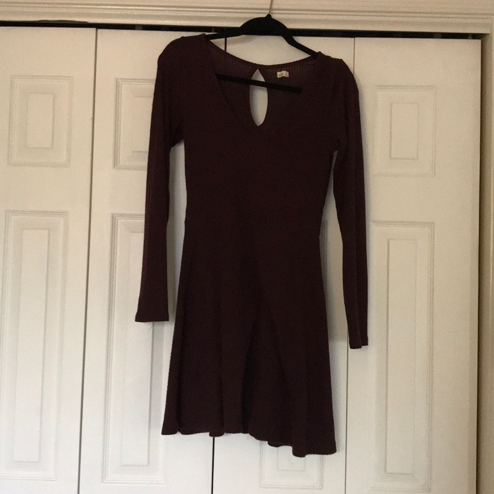 Hollister long sleeve skater dress